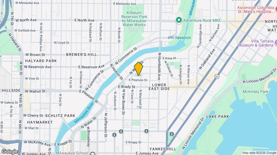 1761 N Marshall St Map and Location Details