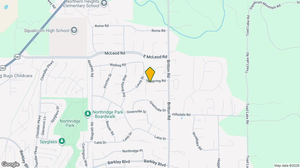 1453 Hillspring Rd Map and Location Details