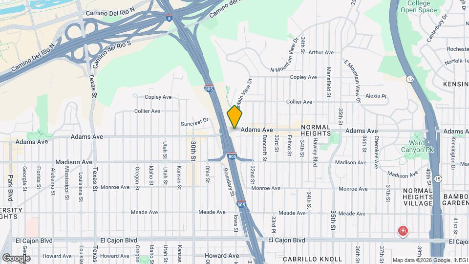 3131-3151 Adams Ave Map and Location Details