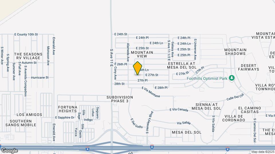 11281 E 27th St Map and Location Details