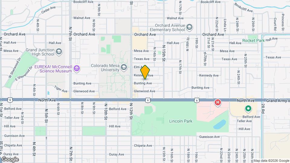 1302 Bunting Ave Map and Location Details