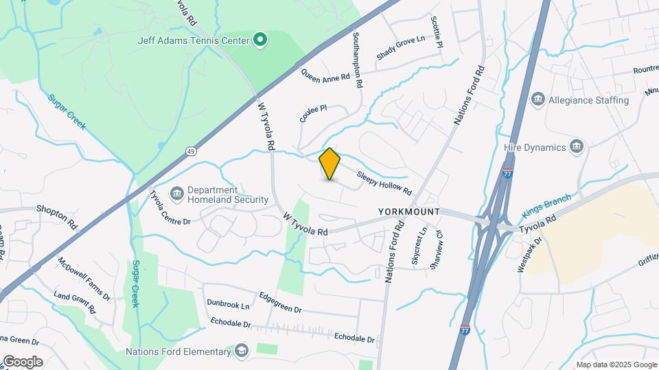 421 Whispering Pines Dr Map and Location Details