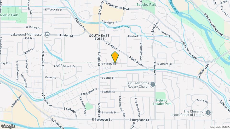 1011 E Victory Rd Map and Location Details