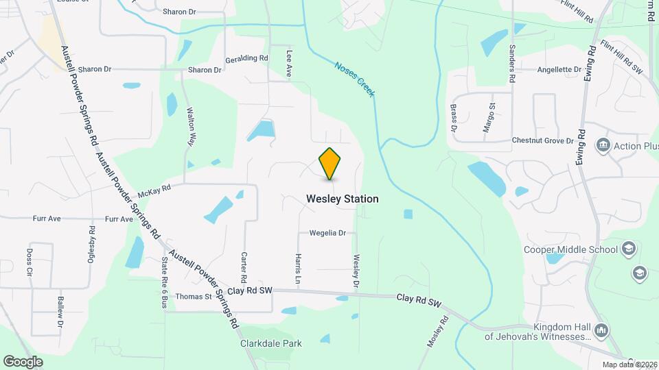 4483 Wesley Way Map and Location Details