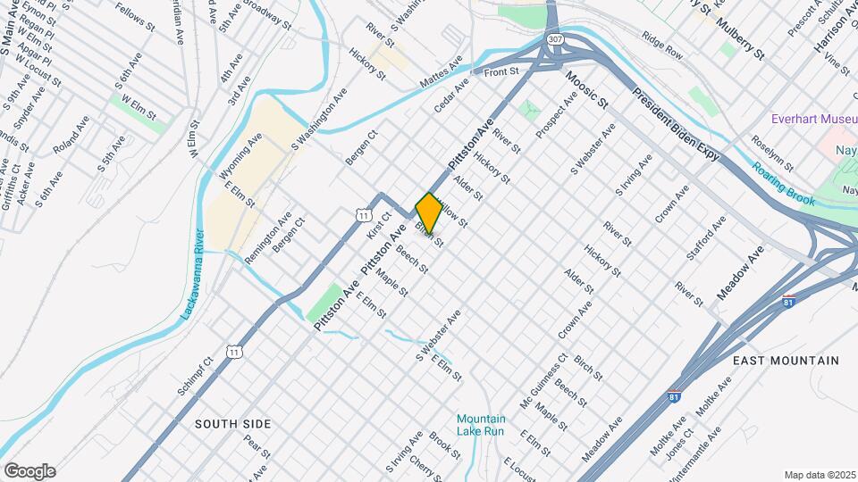 538 Birch St Map and Location Details