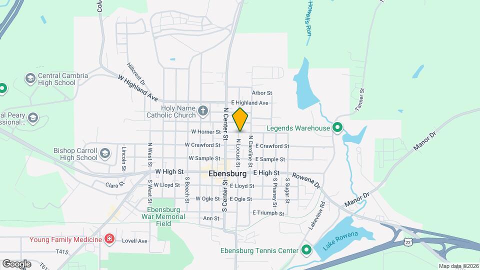 202 E Horner St Map and Location Details