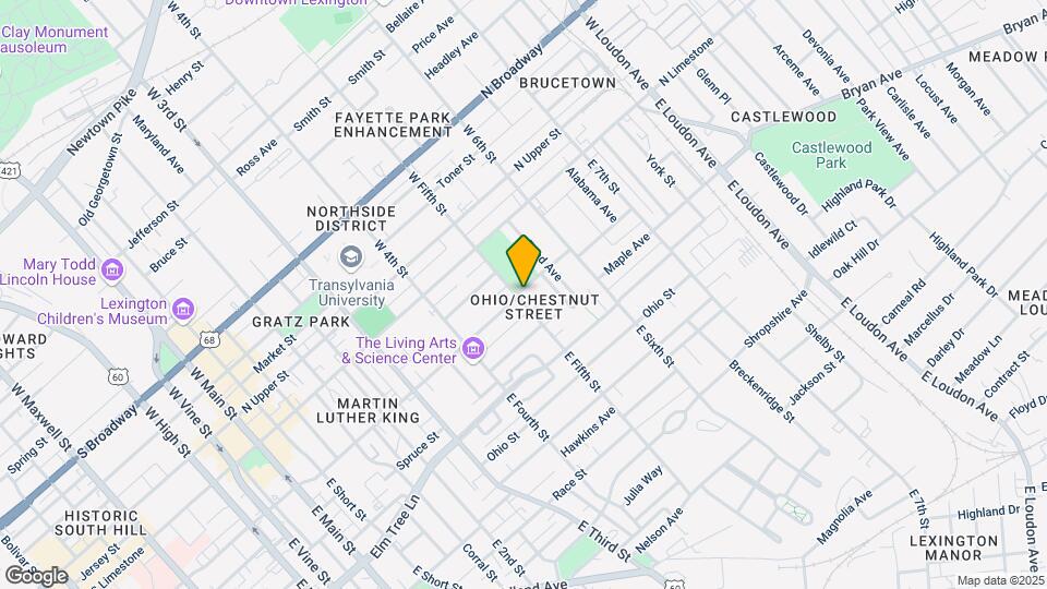 201 E Fifth St, Unit 101 Map and Location Details