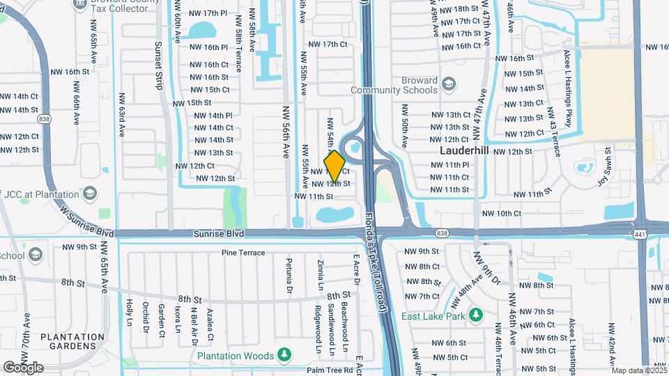 5350 NW 12th St Map and Location Details