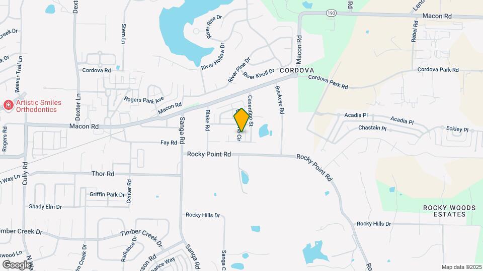 1104 E Cortona Cir Map and Location Details