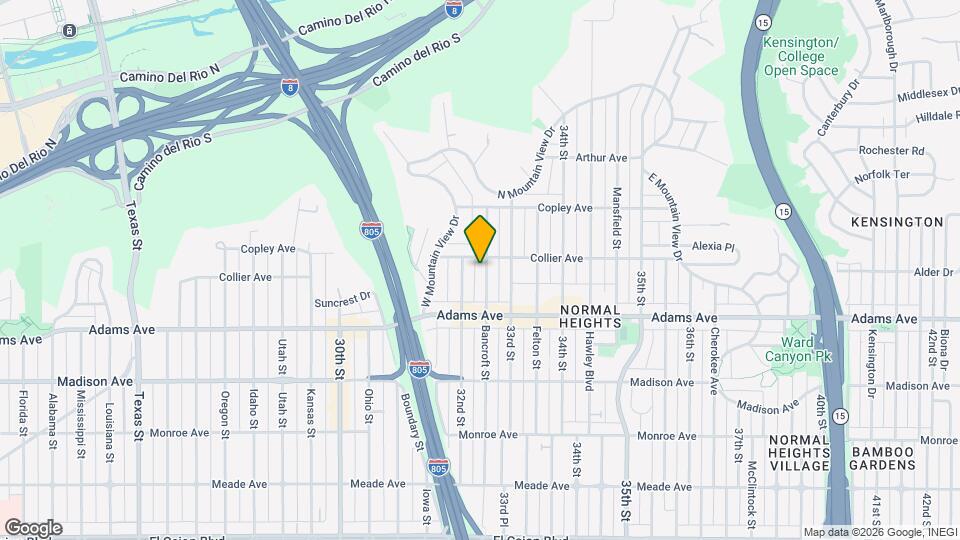 4770 Bancroft St Mapa y Detalles de la Ubicación