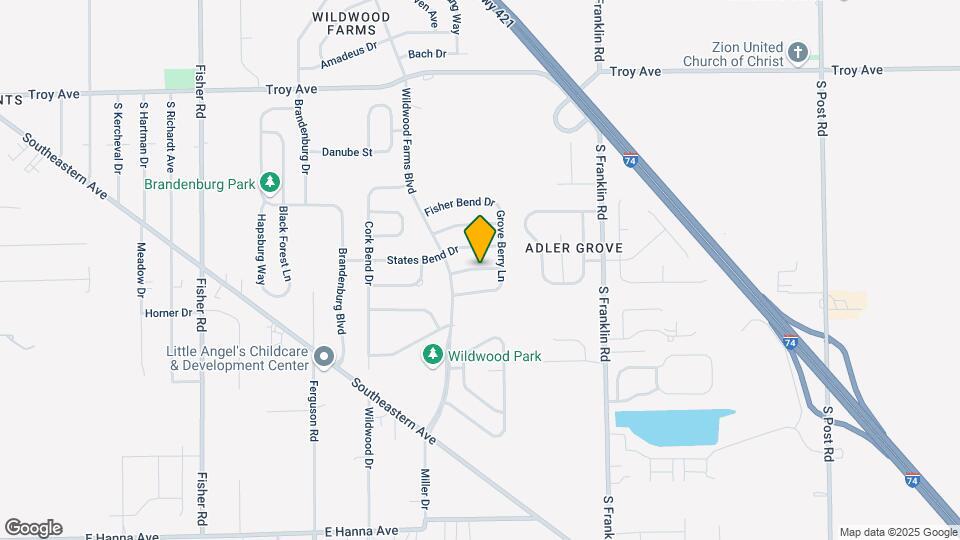 8121 Grove Berry Way Map and Location Details