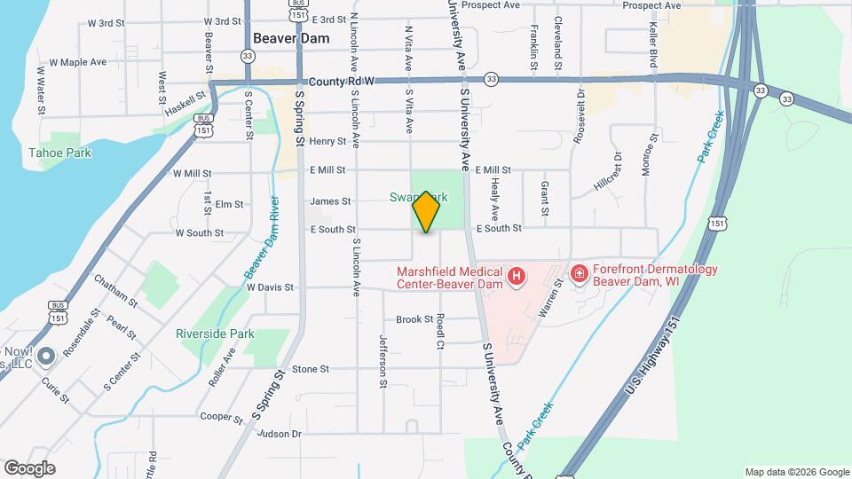 307 E South St Mapa y Detalles de la Ubicación