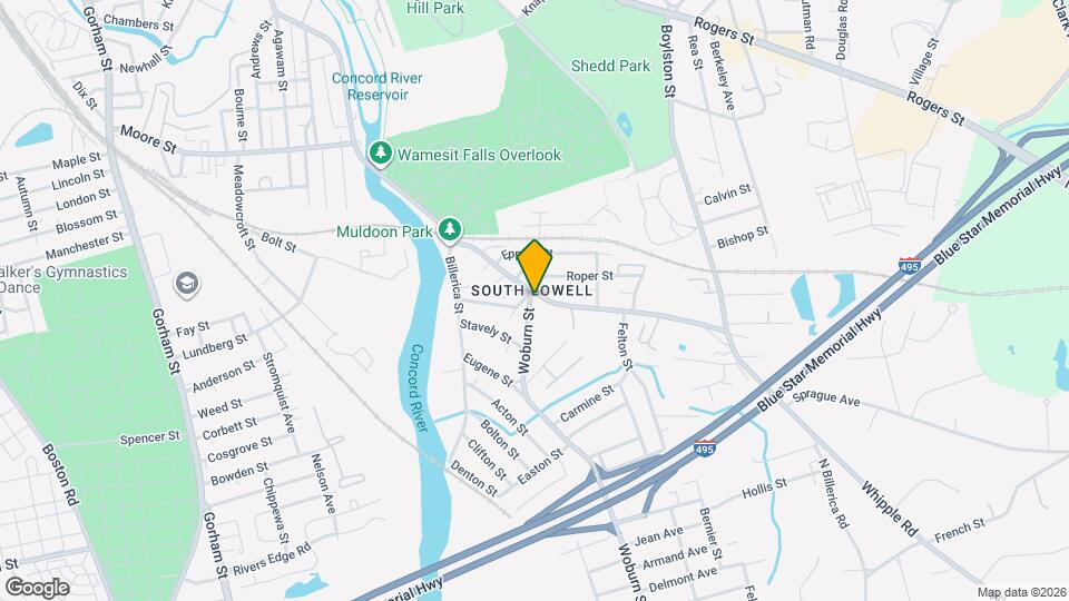 2 Woburn St Map and Location Details