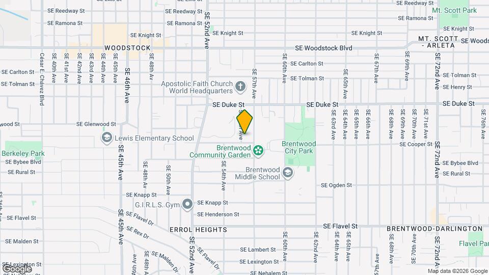 6732 SE 56th Ave Mapa y Detalles de la Ubicación