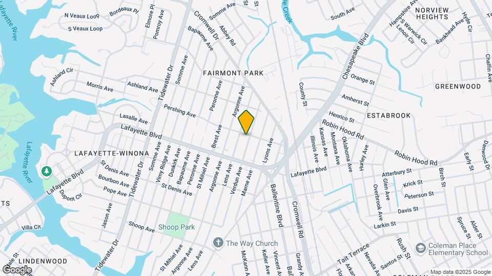 3237 Verdun Ave Map and Location Details