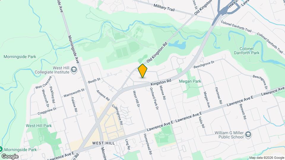 61 Orchard Park Dr Map and Location Details