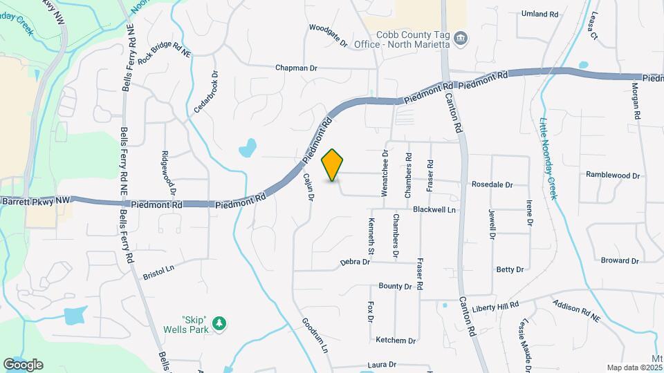 540 Chicapoo Dr Map and Location Details