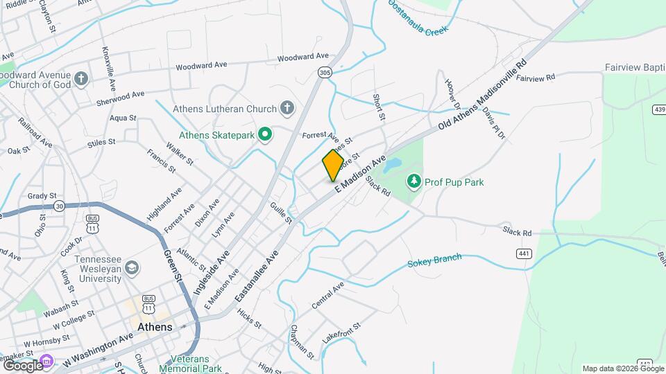 914 E Madison Ave Map and Location Details