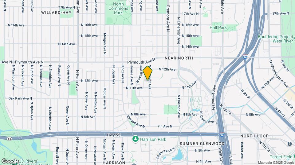 1115 Humboldt Ave N Mapa y Detalles de la Ubicación