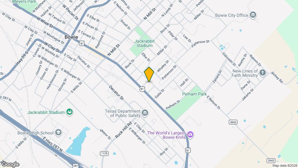 1202 E Tarrant St Map and Location Details