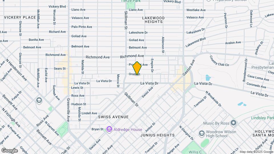 6144 Oram St Map and Location Details