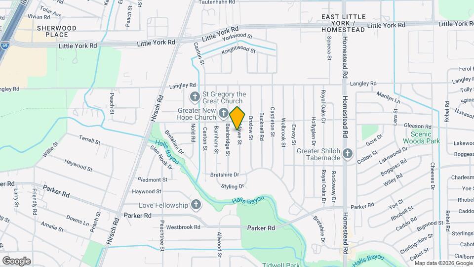 10445 Wicklowe St Map and Location Details