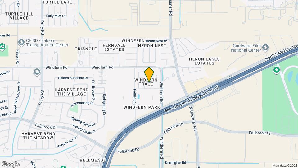 10819 Waterfern Ct Map and Location Details