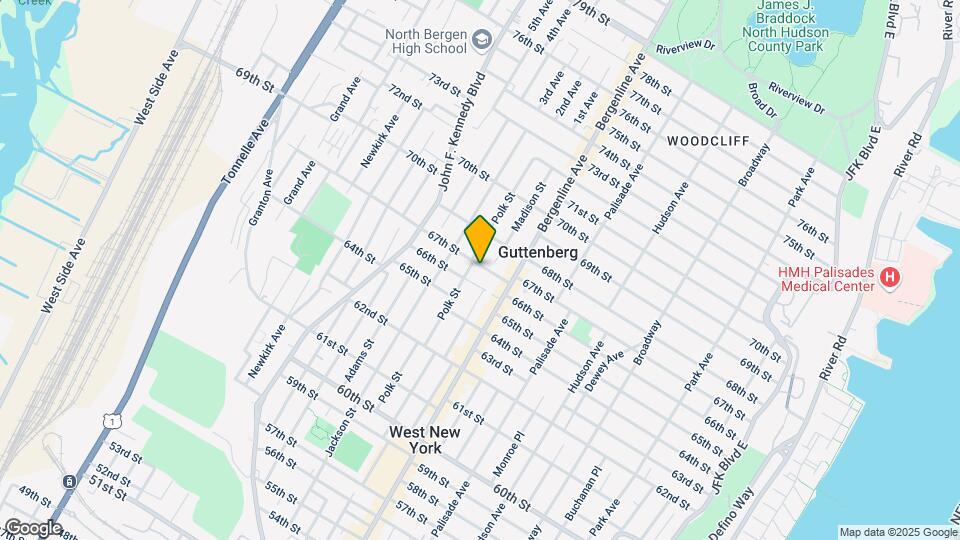 549 67th St Map and Location Details
