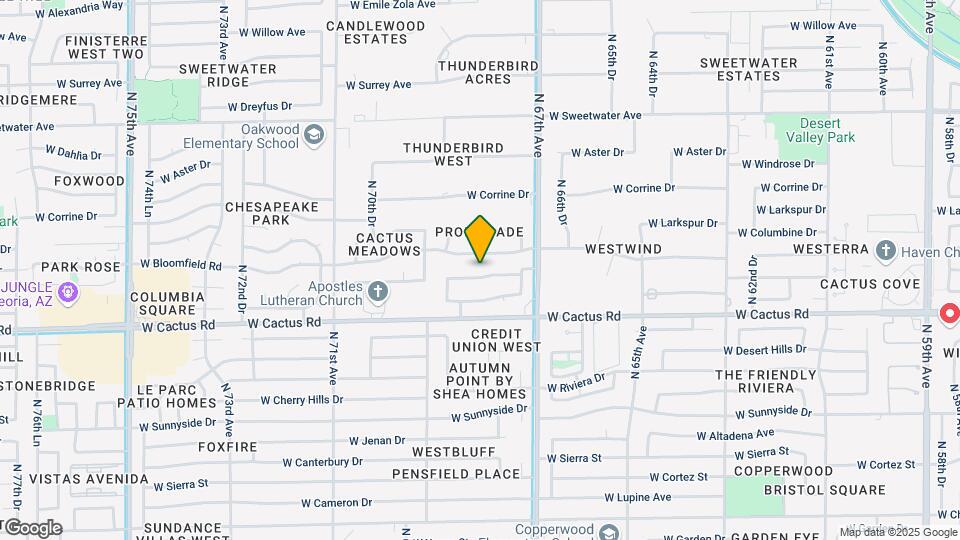 6826 W Charter Oak Rd Map and Location Details