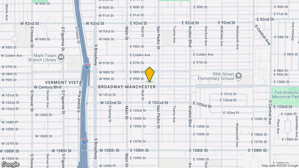 225 E Century Blvd Map and Location Details