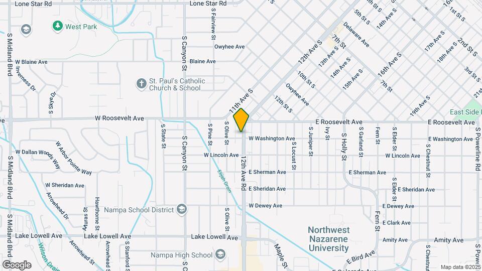 104 W Washington Ave Mapa y Detalles de la Ubicación