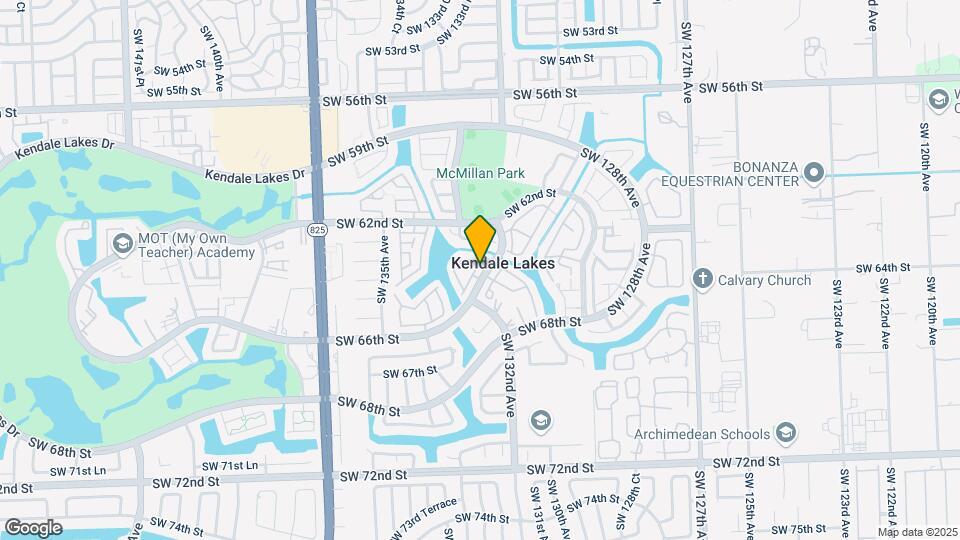 6407 SW 132nd Ct Cir Map and Location Details
