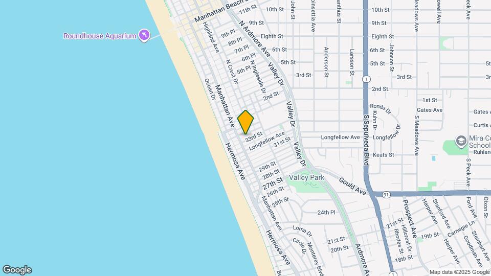 225 33rd St Map and Location Details