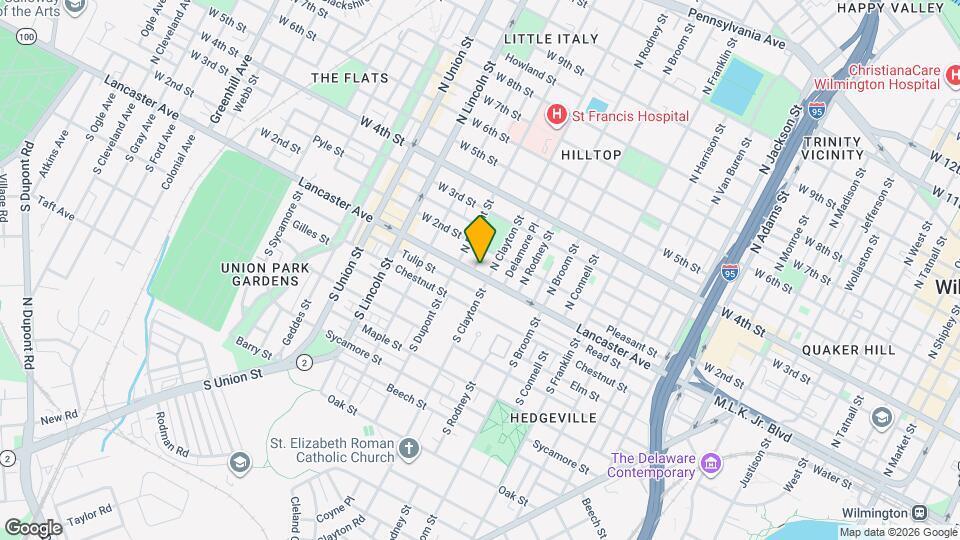 1615 Lancaster Ave Map and Location Details