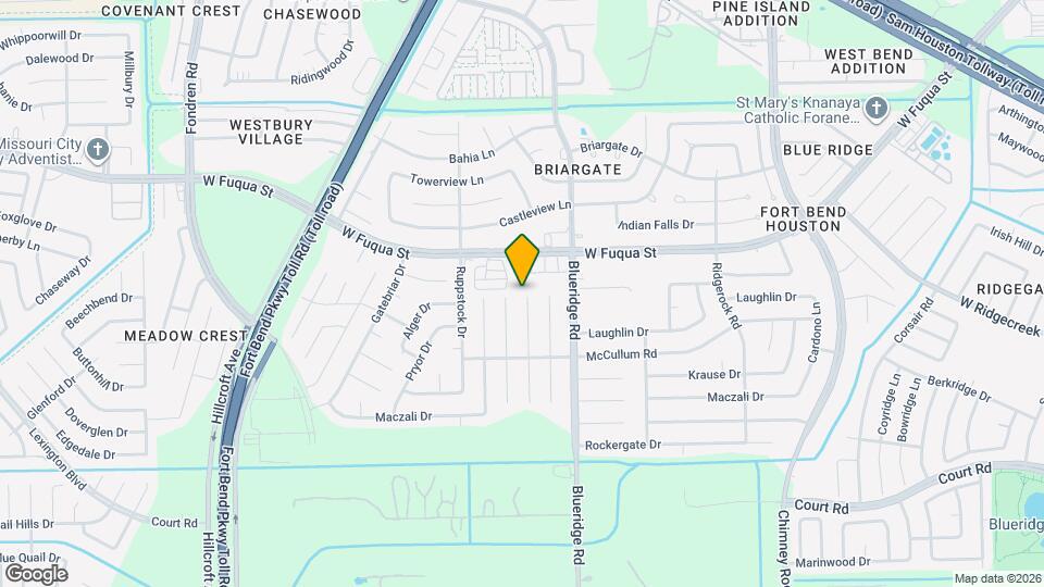 15802 Kenbrook Dr Map and Location Details