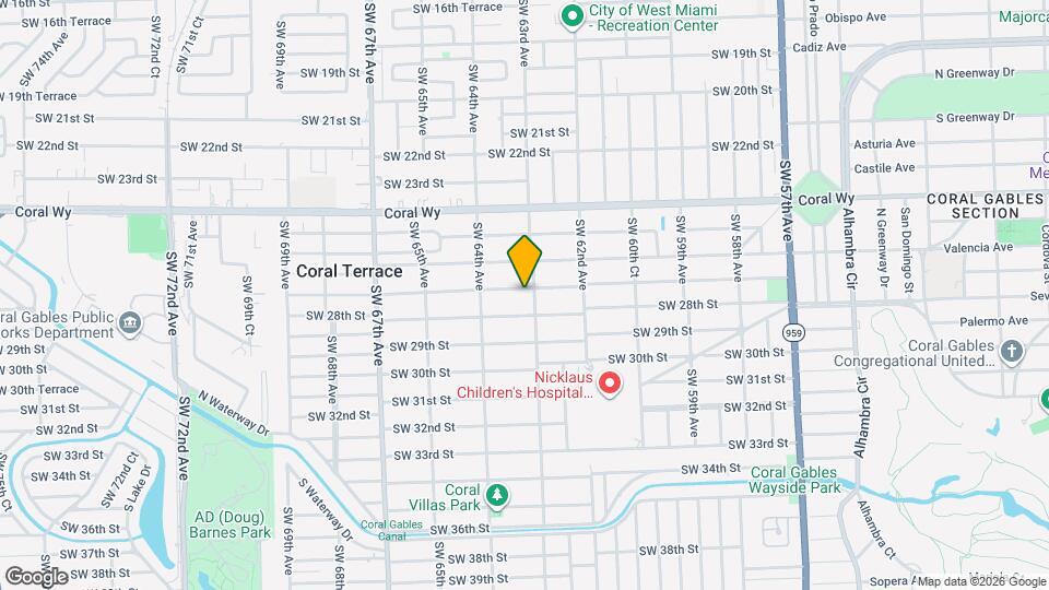 6318 SW 27th St Map and Location Details