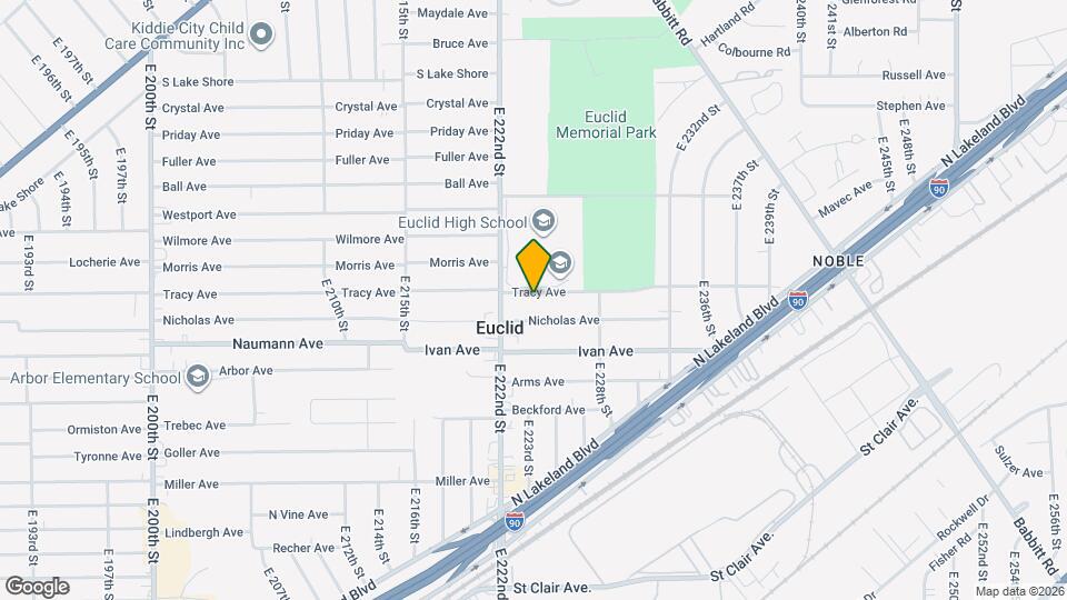 22370 Tracy Ave Map and Location Details