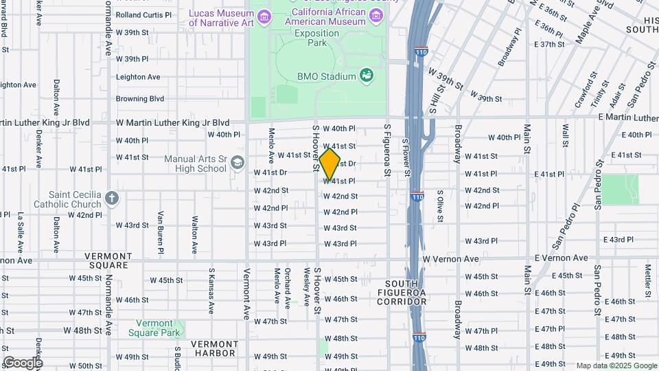 714 W 41st Pl Map and Location Details