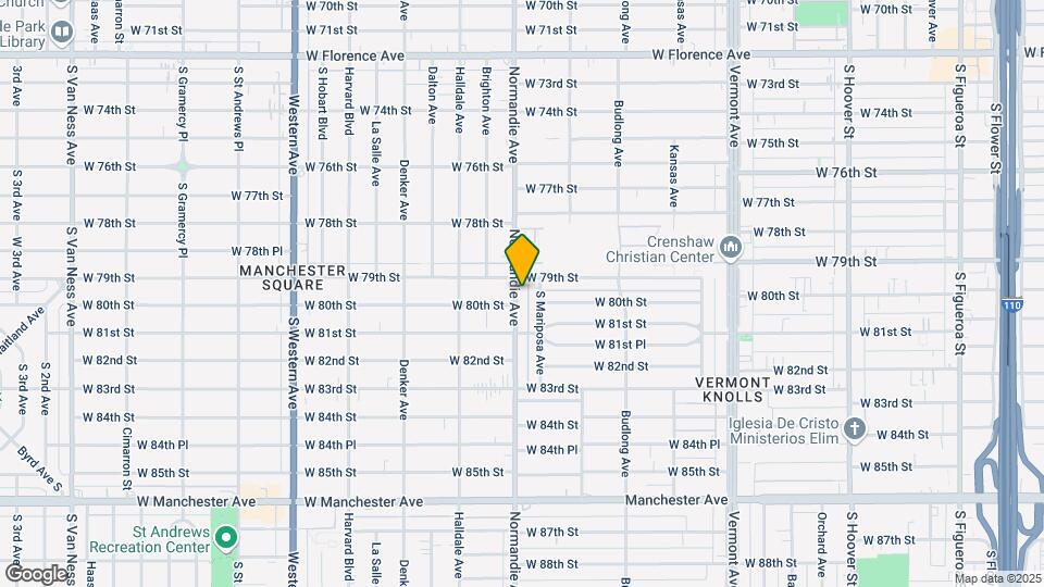 7910-7914 Normandie Ave Map and Location Details