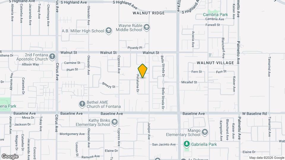 7088 Verdugo Pl Mapa y Detalles de la Ubicación