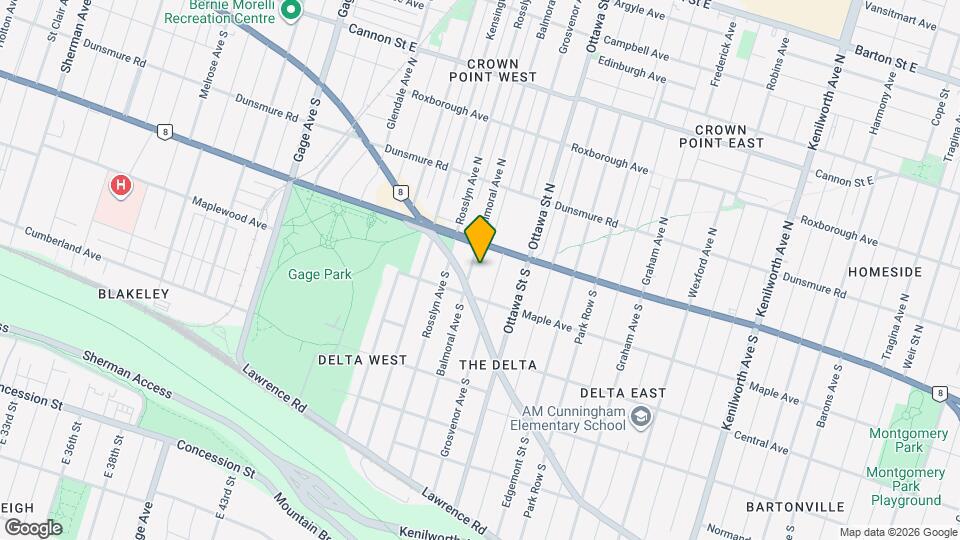 21 Balmoral Ave S Map and Location Details