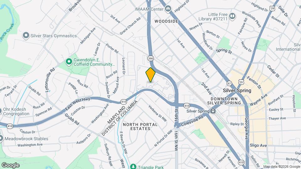 1703 E West Hwy Map and Location Details