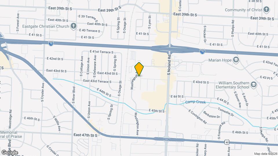 4232 S Liberty St Map and Location Details