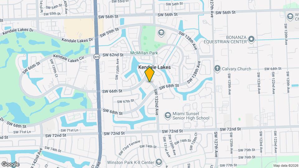 6630 SW 132nd Ave Map and Location Details