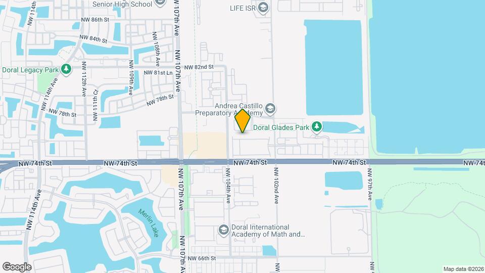 10289 NW 75th Terrace Map and Location Details