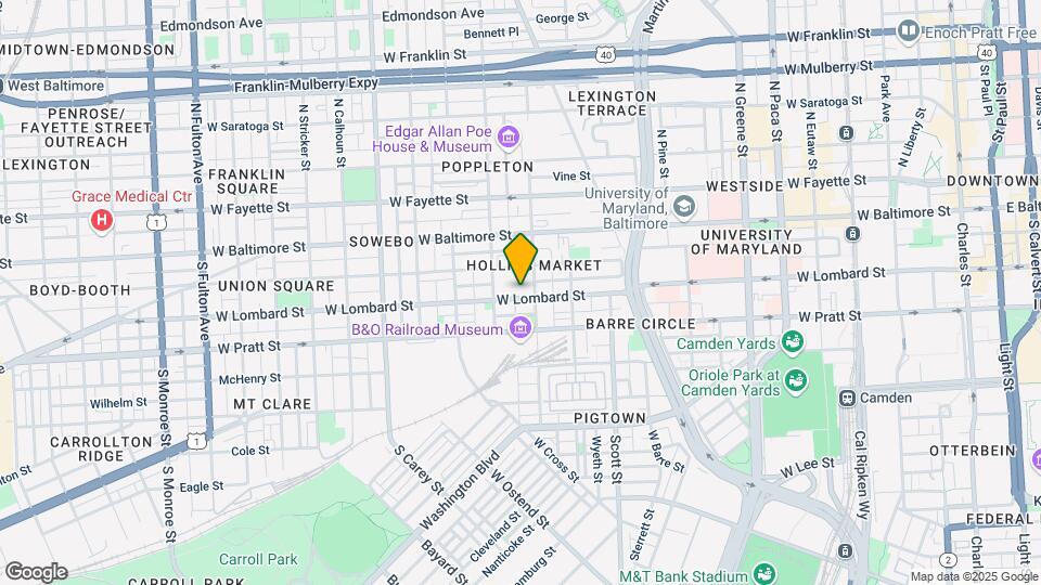 916 W Lombard St Mapa y Detalles de la Ubicación