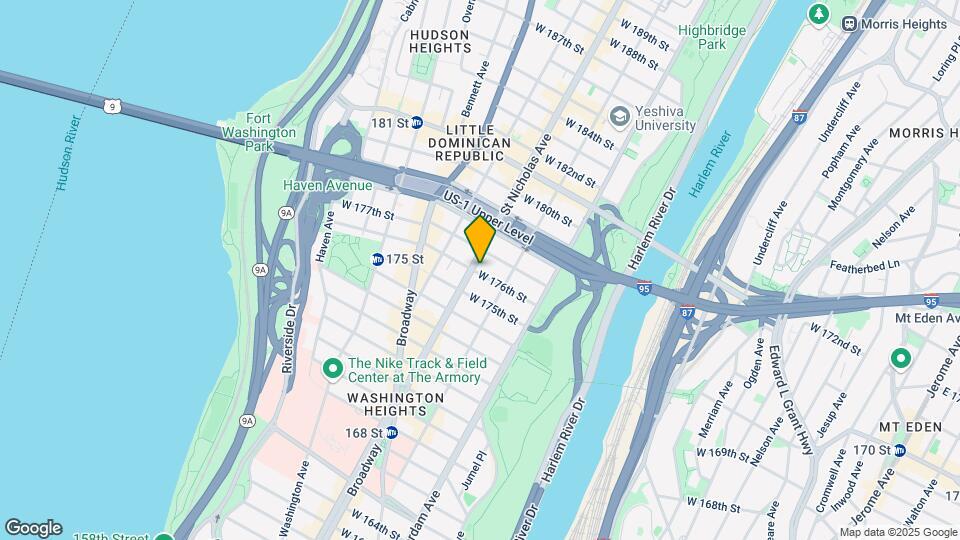 1320-1328 St Nicholas Ave Mapa y Detalles de la Ubicación