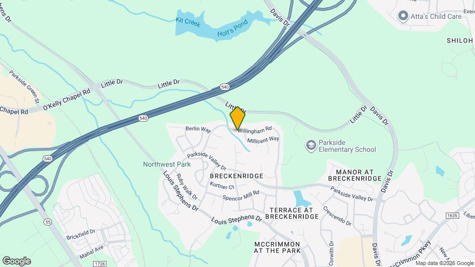 605 Willingham Rd Map and Location Details