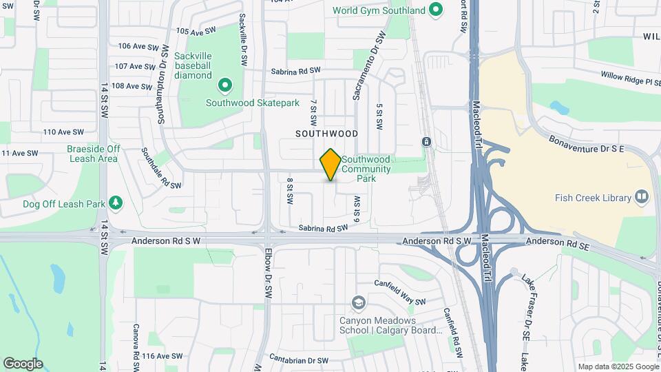 11203 6 St SW Map and Location Details