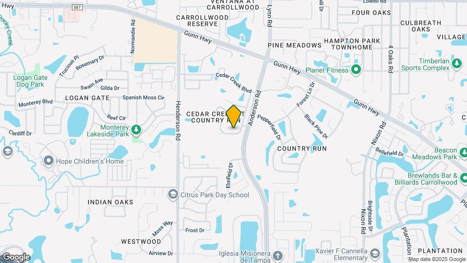 11830 Hickorynut Dr Mapa y Detalles de la Ubicación